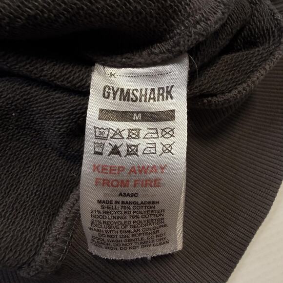 Gymshark Hoodie Mens Medium Gray Tie Dye GS Logo Pullover Sweatshirt Athletic - Picture 9 of 9